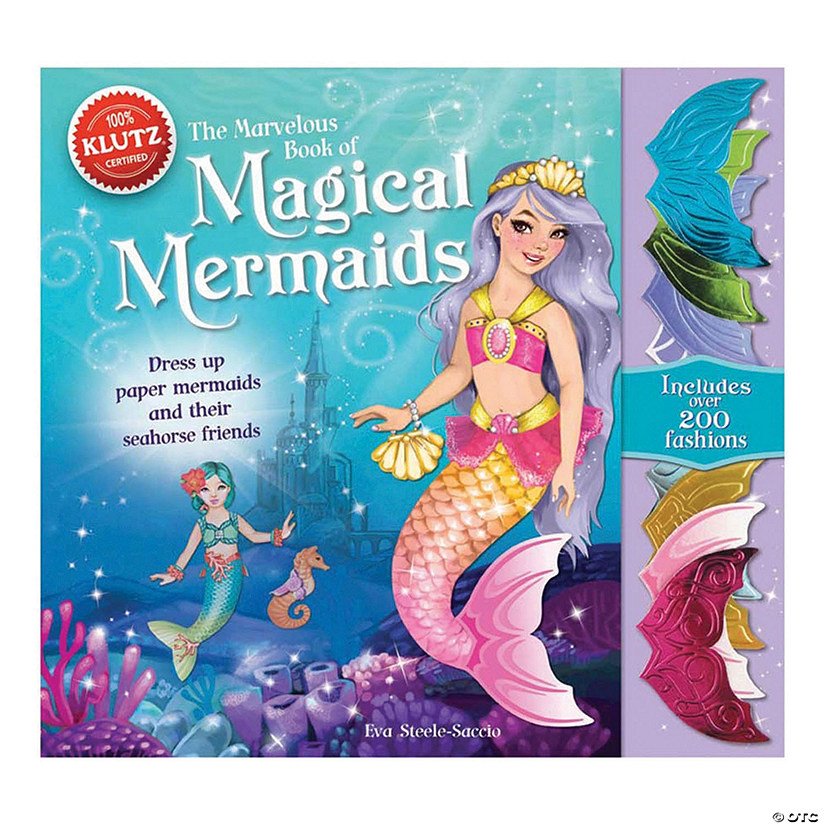 Klutz Magical Mermaids Paper Dolls Book Kit Image