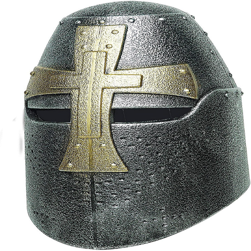 Knight Bucket Helmet Adult Costume Accessory Image
