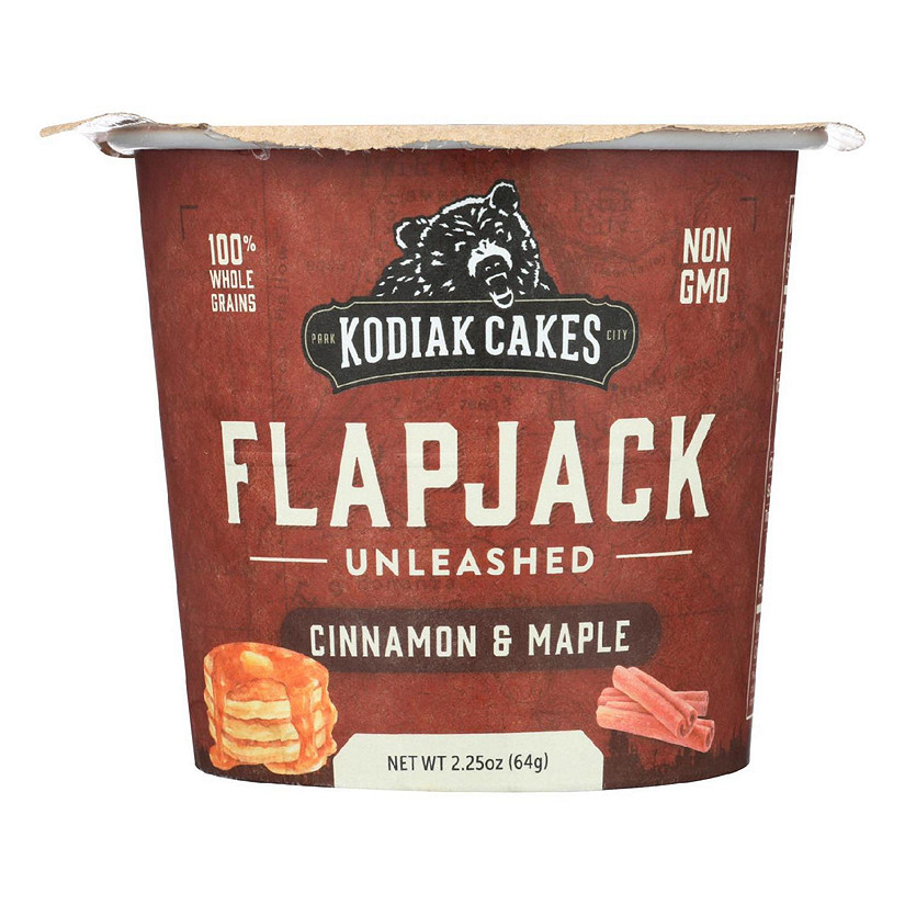 Kodiak Cakes - Flapjack On The Go - Cinnamon Maple - Case of 12 - 2.25 oz Image