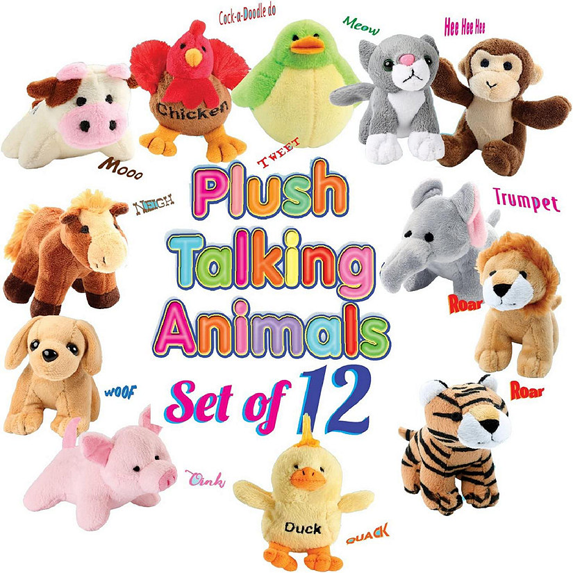 KOVOT 12 Plush Animal Sound Toys Image
