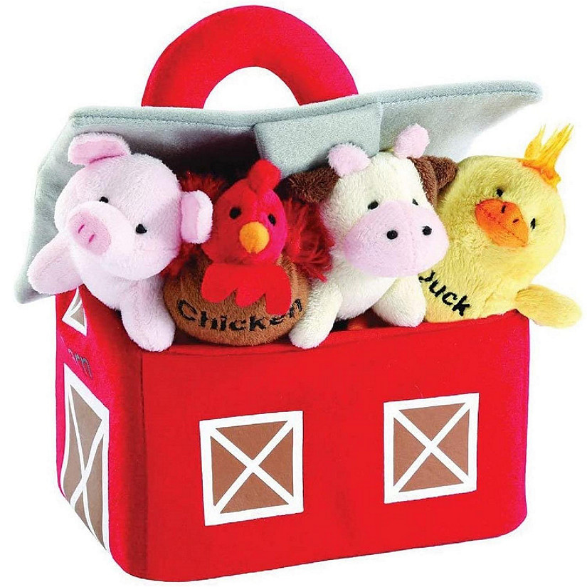 KOVOT Barnyard Animals with Sounds Carrier. Pig, Cow, Chicken, and Duck Image