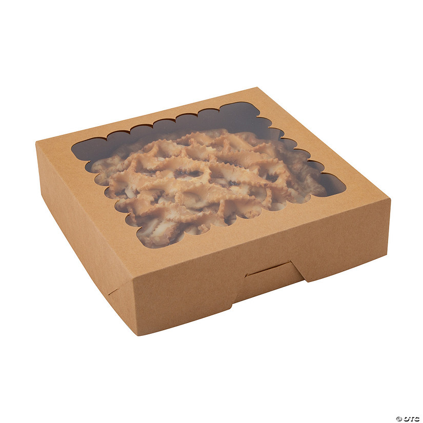 Kraft Paper Pie Boxes - 12 Pc. Image