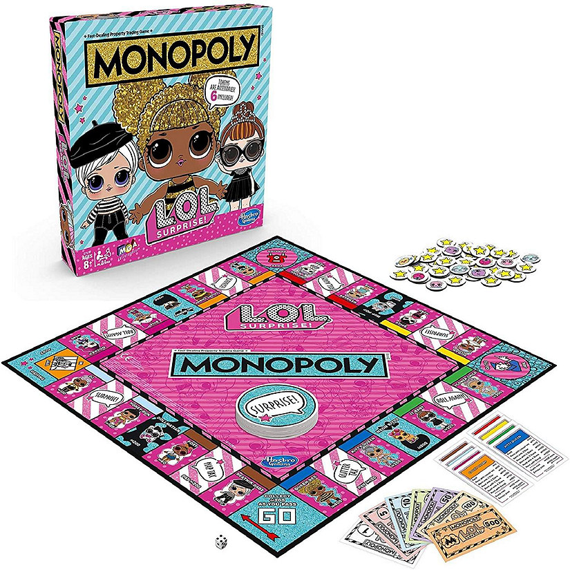 L.O.L. Surprise Edition Monopoly Board Game Image
