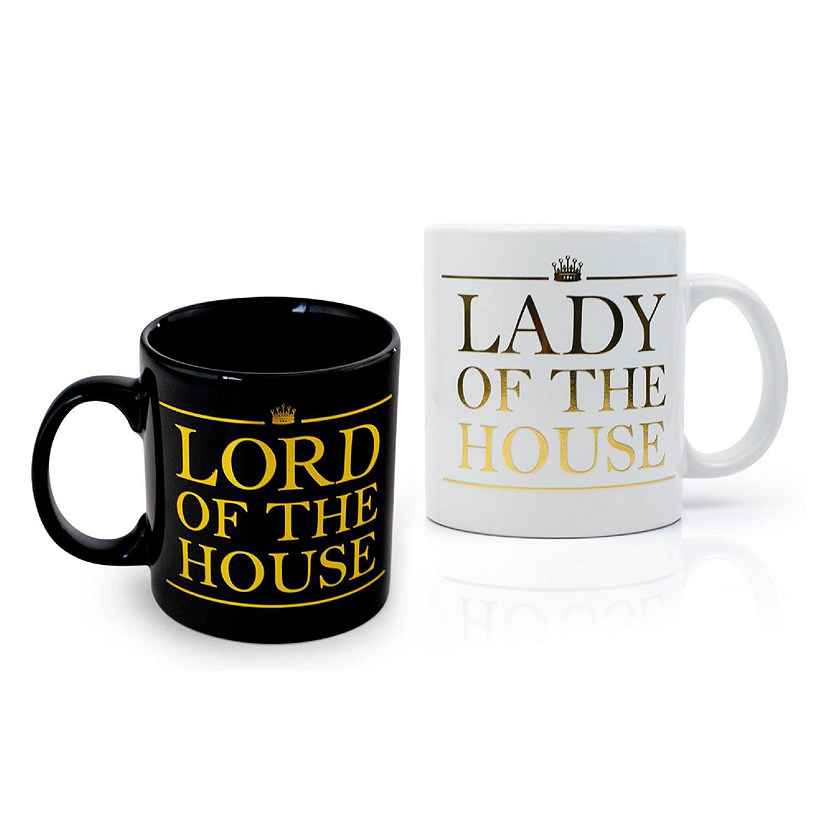 Lady and Lord of the House 20oz Coffee Mug Set of 2 Image