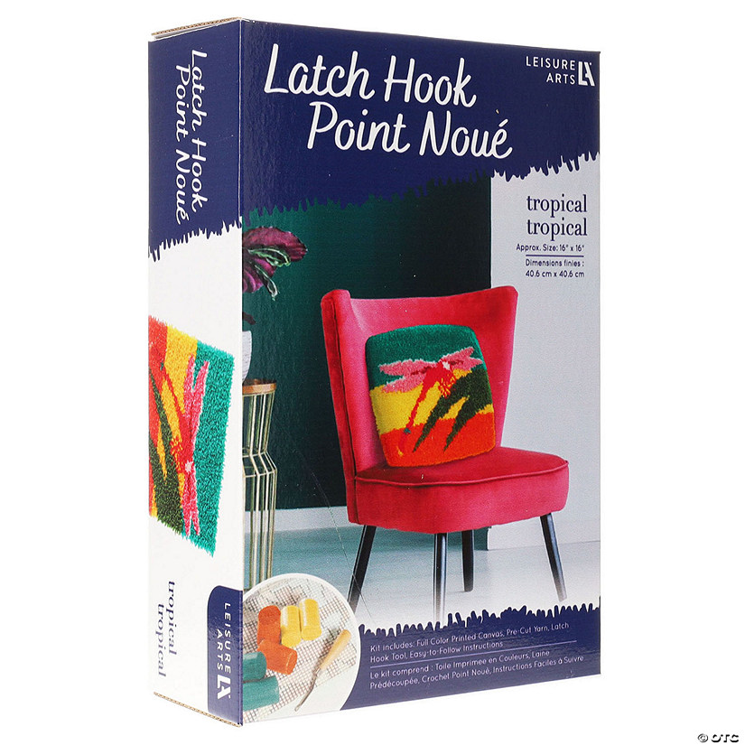 LALatch Hook Kit 16" Tropical Image