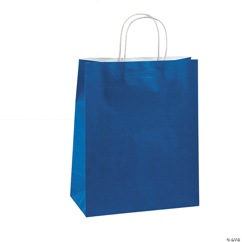 Large Kraft Paper Gift Bags - 12 Pc. Image
