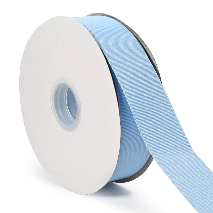 LaRibbons and Crafts 1 1/2" 50yds Premium Textured Grosgrain Ribbon -Blue Image