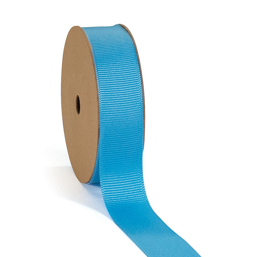 LaRibbons and Crafts 7/8" 100 yds Premium Textured Grosgrain Ribbon - Sky Blue Image
