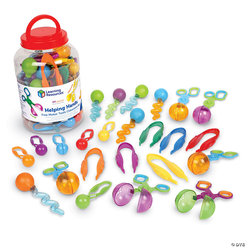 Learning Resources Helping Hands Fine Motor Tools Classroom Set Image