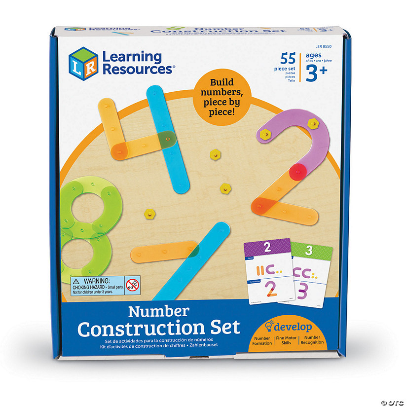 Learning Resources Number Construction Maths Activity Set Image