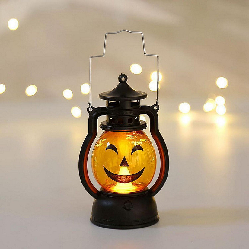 LED Halloween Pumpkin Ghost Lantern Candle Light Decoration Image