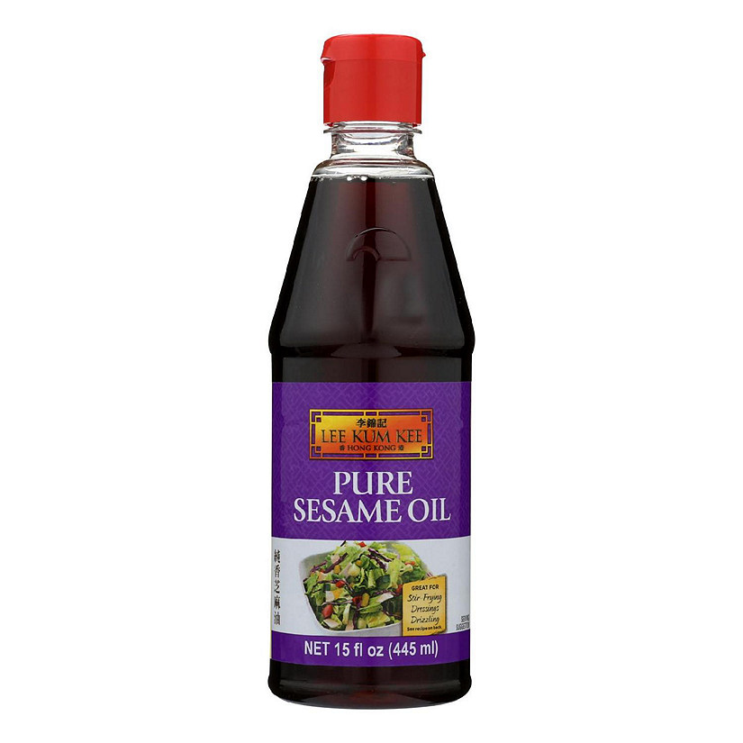 Lee Kum Kee's Pure Sesame Asian Cooking Oil  - Case of 6 - 15 FZ Image