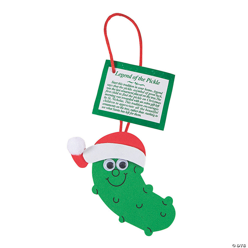 Legend of the Pickle Christmas Ornament Craft Kit - Makes 12 Image