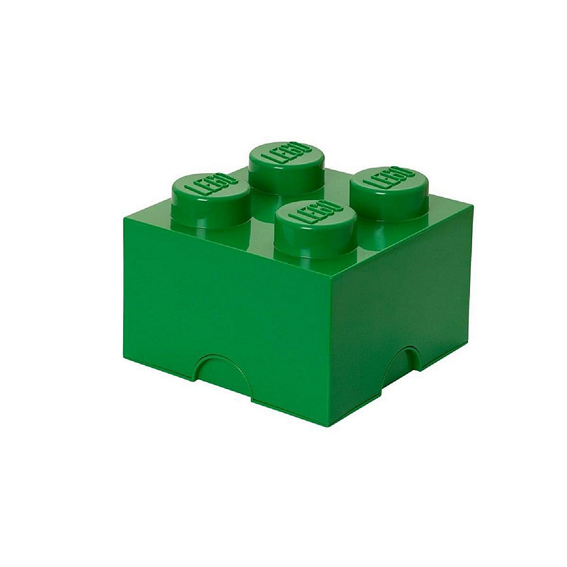 LEGO Storage Brick 4, Dark Green Image