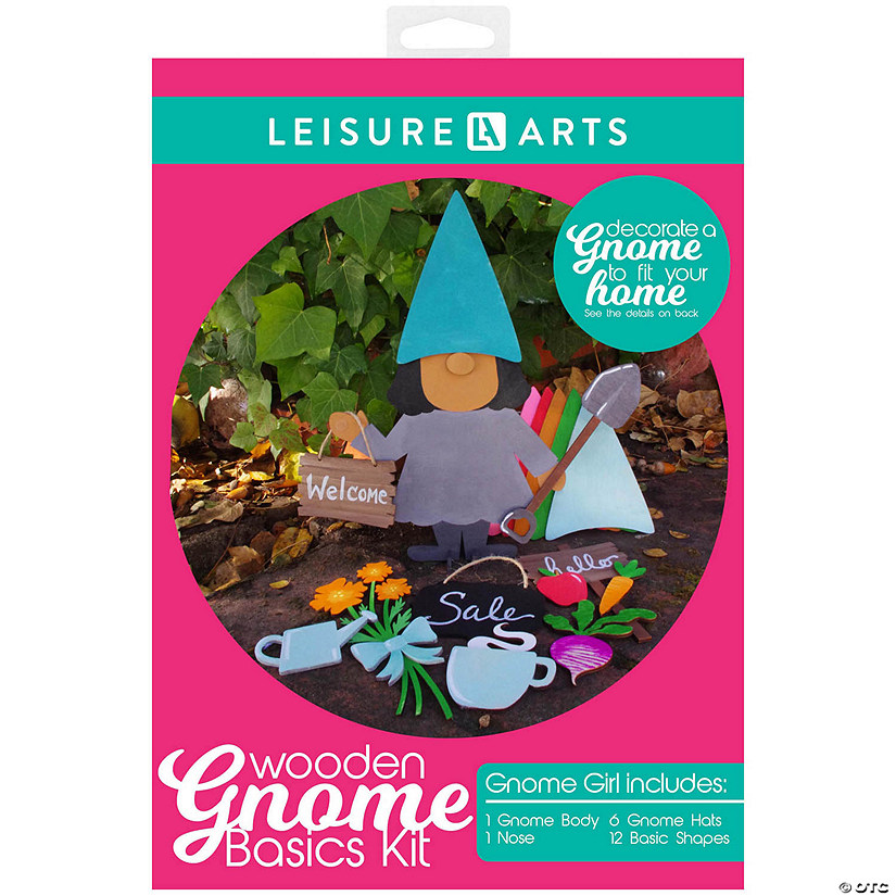 Leisure Arts Wood Gnome Kit Basics - Girl Image