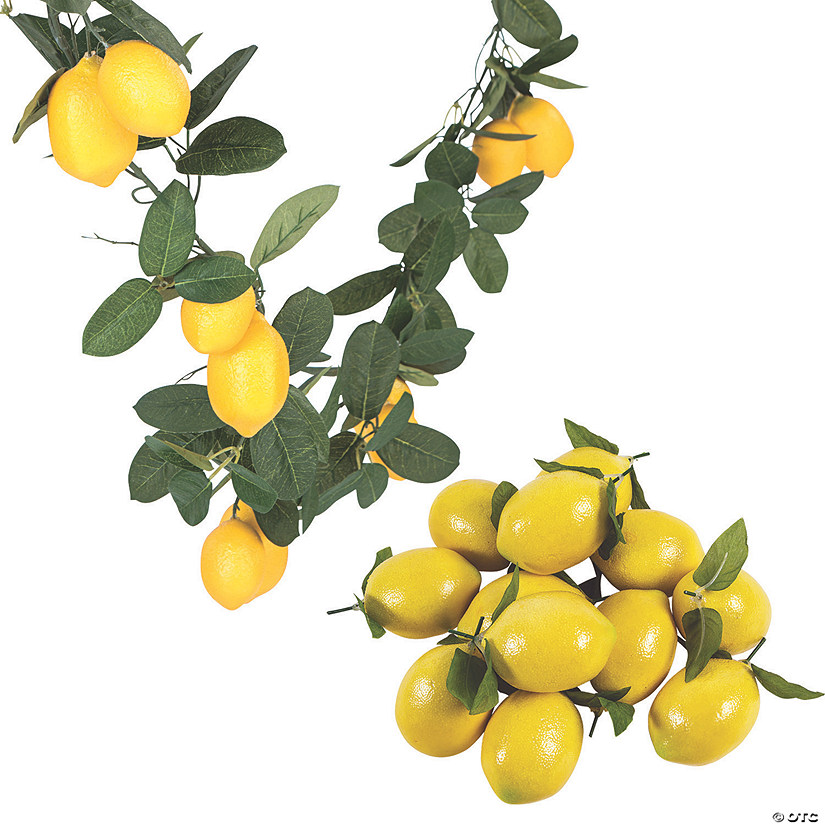 Lemon Garland Decorating Kit - 13 Pc. Image