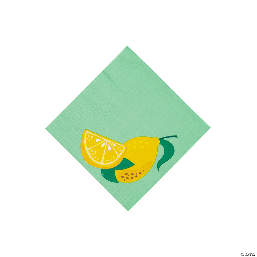 Lemon Party Beverage Napkins - 16 Pc. Image