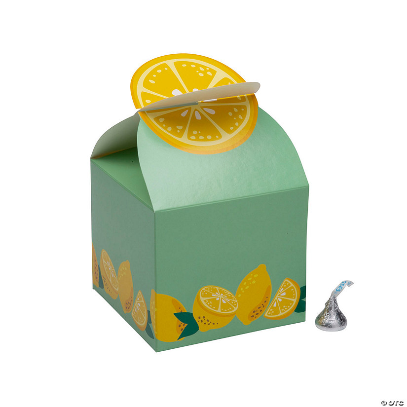 Lemon Party Favor Boxes - 12 Pc. Image