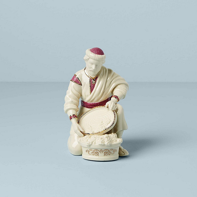 Lenox First Blessing Wine Maker Porcelain Christmas Nativity Figurine  890570 Image