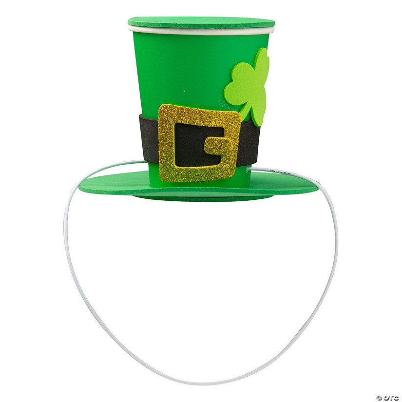 Leprechaun Hat Paper Cup Craft Kit - Makes 6 Image