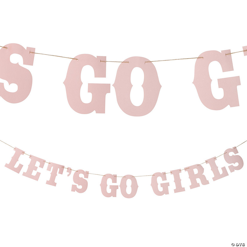 Let&#8217;s Go Girls Bachelorette Party Garland Image