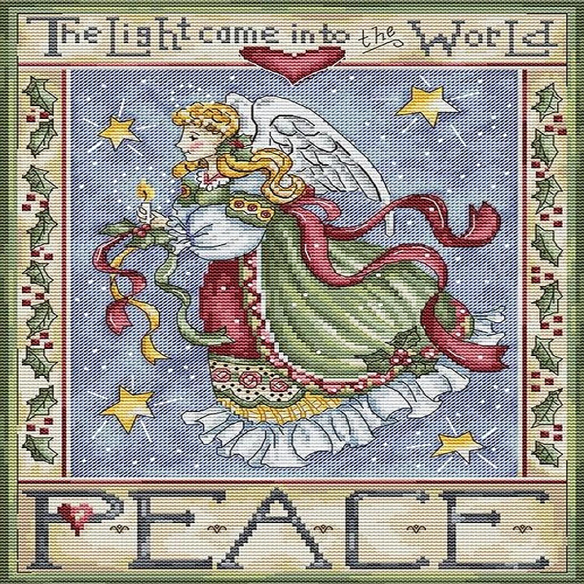 LetiStitch - Counted Cross Stitch Kit Peace Angel Leti991 Image