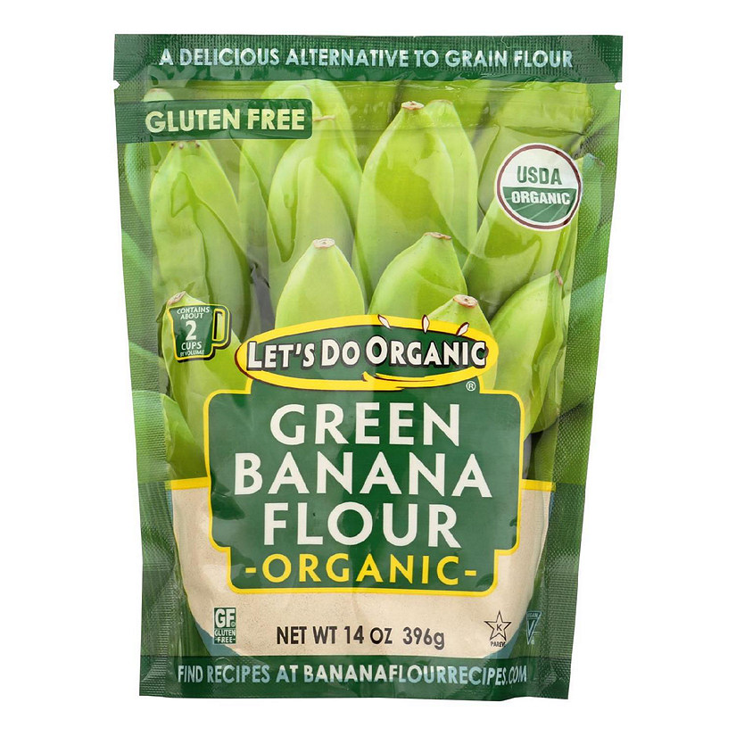 Let's Do Organic Organic Flour - Green Banana - Case of 6 - 14 oz Image