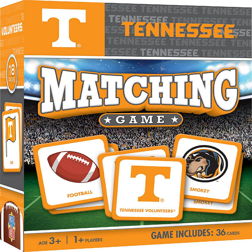 Licensed NCAA Tennessee Volunteers Matching Game for Kids and Families Image
