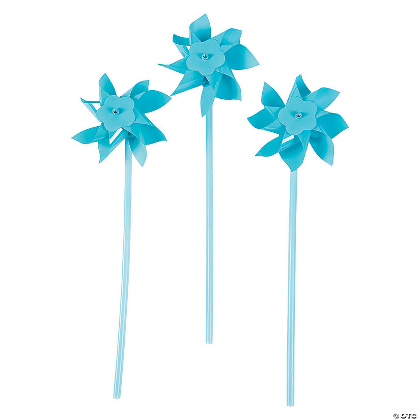 Light Blue Pinwheels - 36 Pc. Image