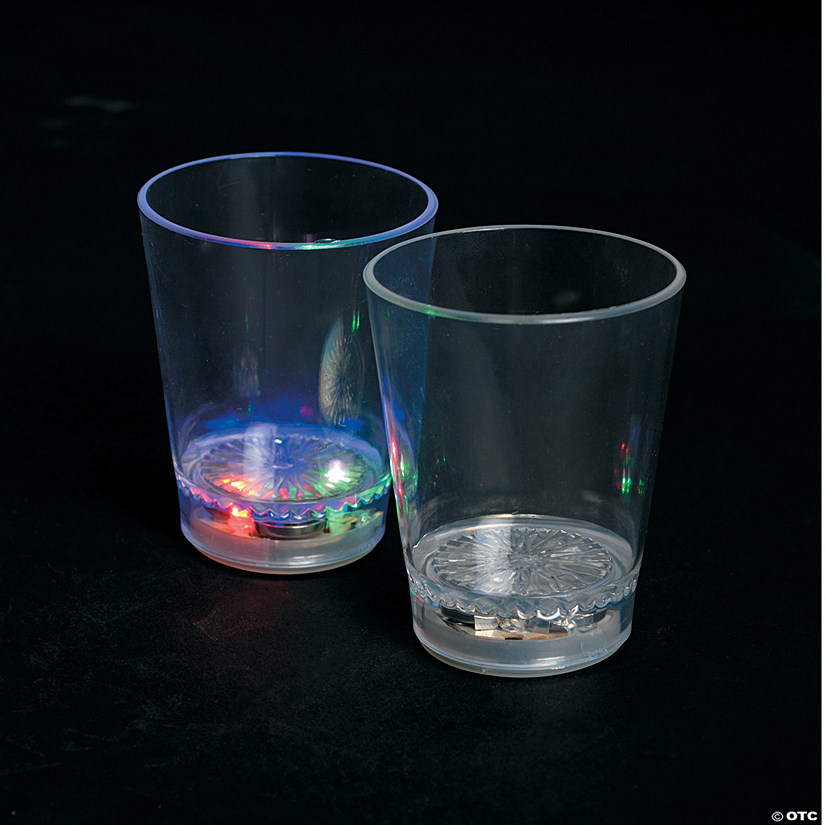 Light-Up BPA-Free Plastic Shot Glasses - 6 Ct. Image
