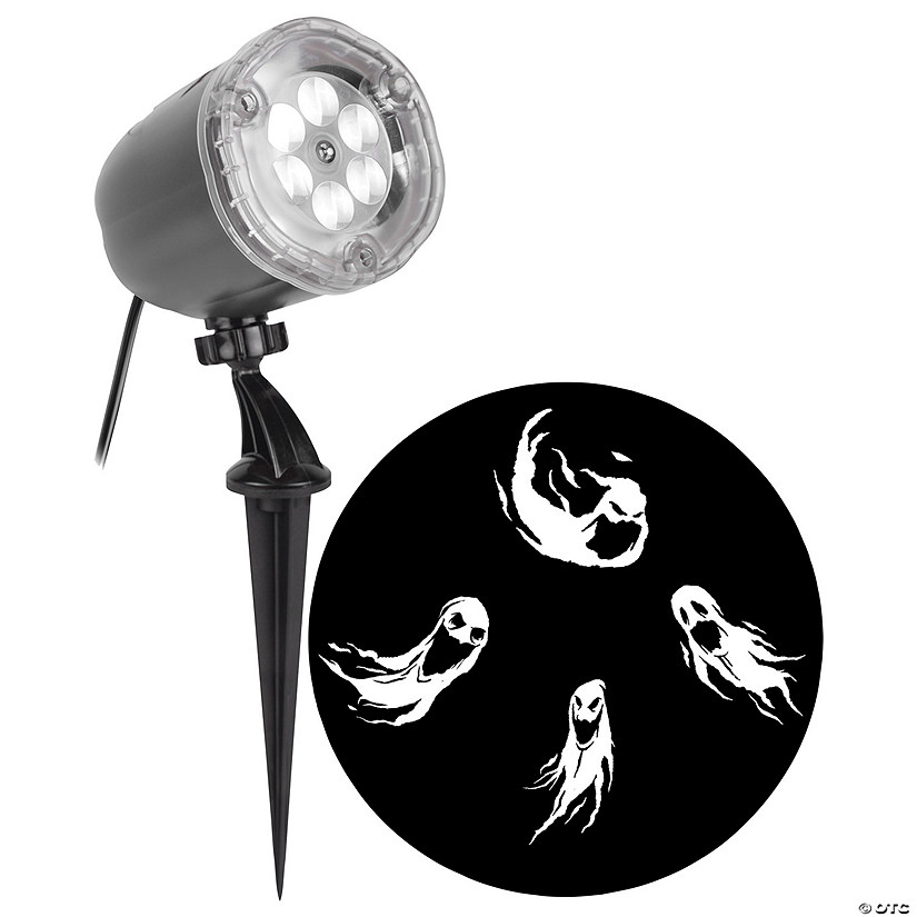 Lightshow Whirl-a-Motion Scary Ghosts Projection Light Halloween Decoration Image