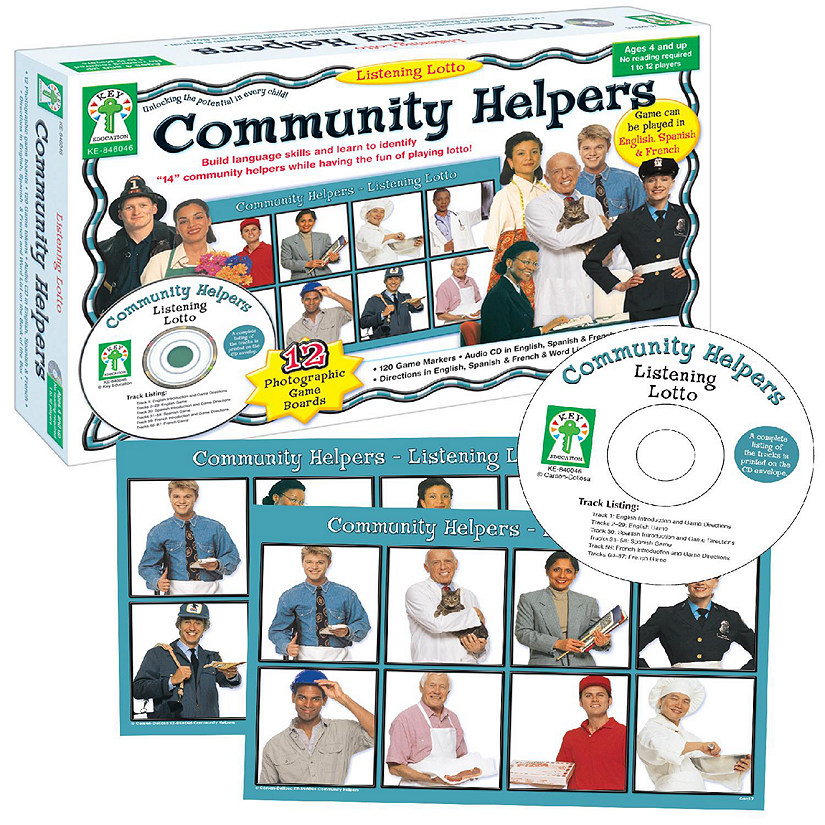 Listening Lotto: Community Helpers Image