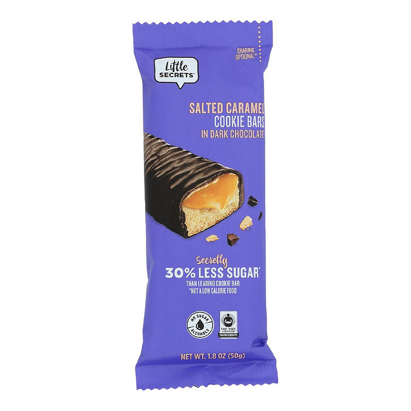 Little Secrets - Cookie Bars Dark Chocolate Caramel - Case of 12-1.8 OZ Image