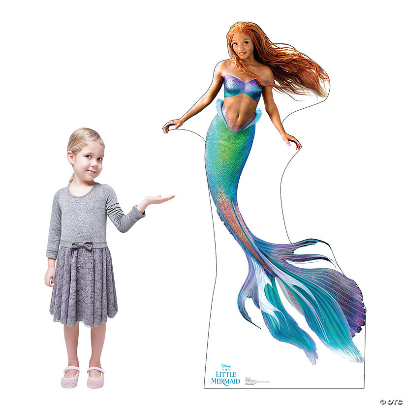 Live Action The Little Mermaid Life-Size&#160;Cardboard&#160;Cutout Stand-Up Image