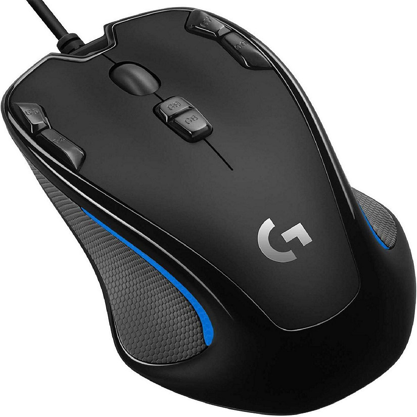 Logitech G300s Optical Ambidextrous Gaming Mouse 9 Programmable Buttons Image
