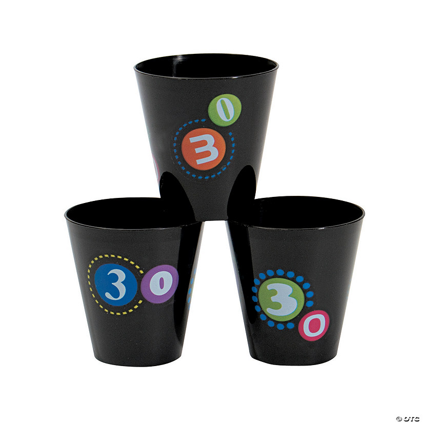 Look Who&#8217;s &#8220;30&#8221; Shot Glasses Image