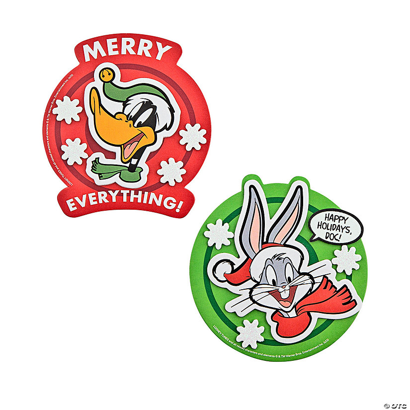 Looney Tunes&#8482; Christmas Magnet Craft Kit - Makes 12 Image