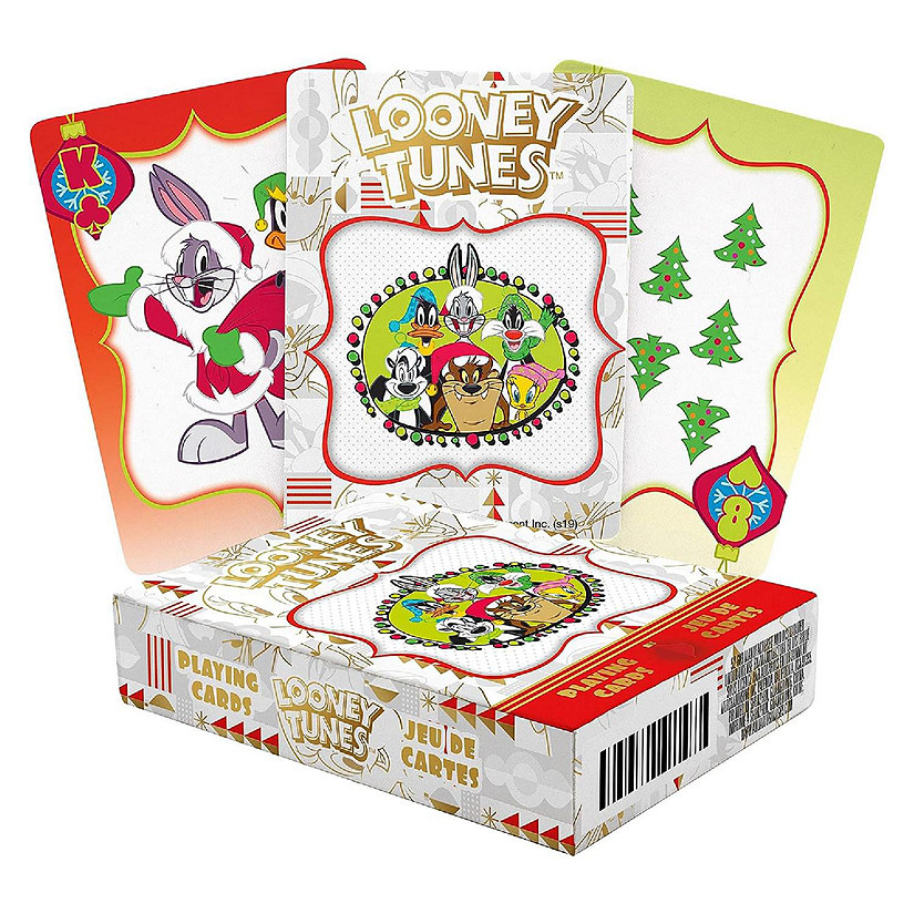 Looney Tunes Christmas Playing Cards Image