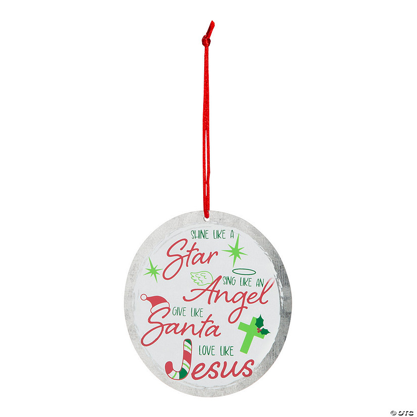 Love Like Jesus Christmas Ornaments - 12 Pc. Image
