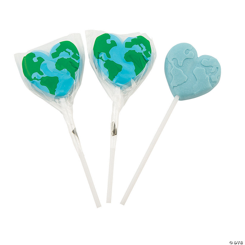 Love the Earth Lollipops - 12 Pc. Image