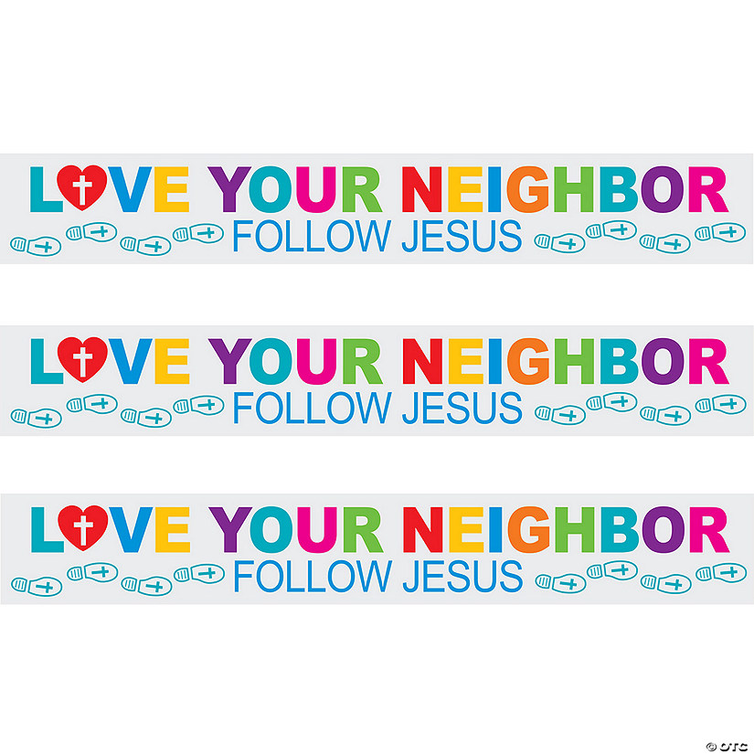 Love Your Neighbor Religious Party Tape Image