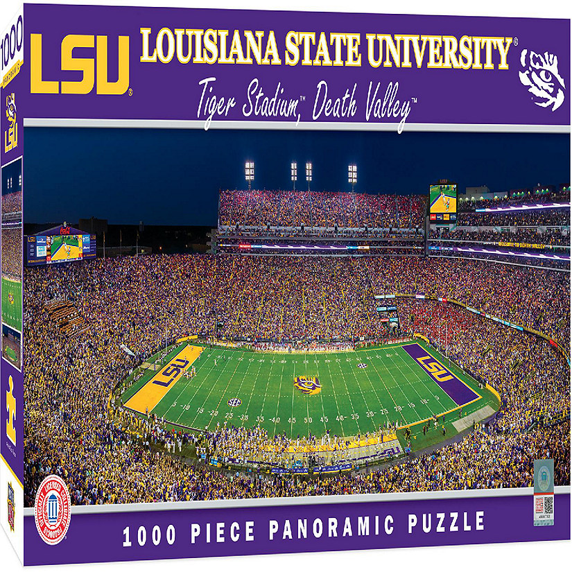 LSU Tigers - 1000 Piece Panoramic Jigsaw Puzzle Image