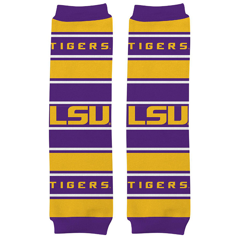 LSU Tigers Baby Leg Warmers Image
