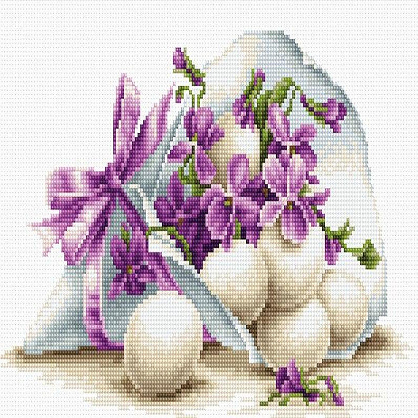 Luca-S - Easter joy B106L Counted Cross-Stitch Kit Image