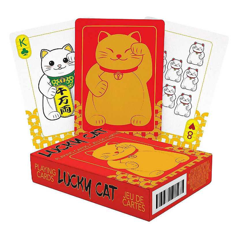 Lucky Cat Playing Cards Image