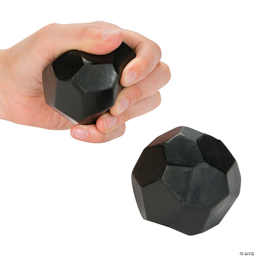 Lump of Coal Stress Balls - 12 Pc. Image