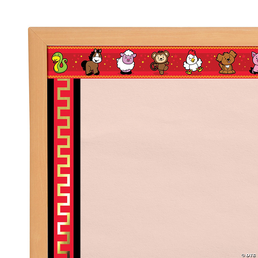Lunar New Year Double-Sided Bulletin Board Borders - 12 Pc. Image