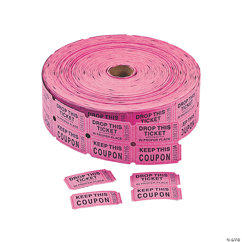 Magenta Coupon Double Roll Tickets Image