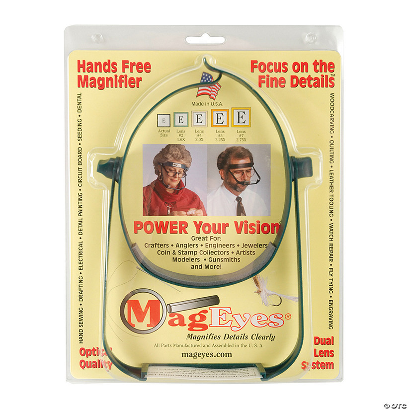 MagEyes Magnifier Kit-#5 & #7 - Dark Green Image