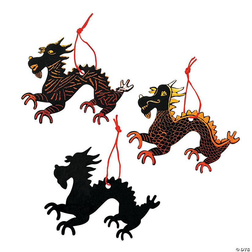 Magic Color Scratch Lunar New Year Dragons - 24 Pc. Image